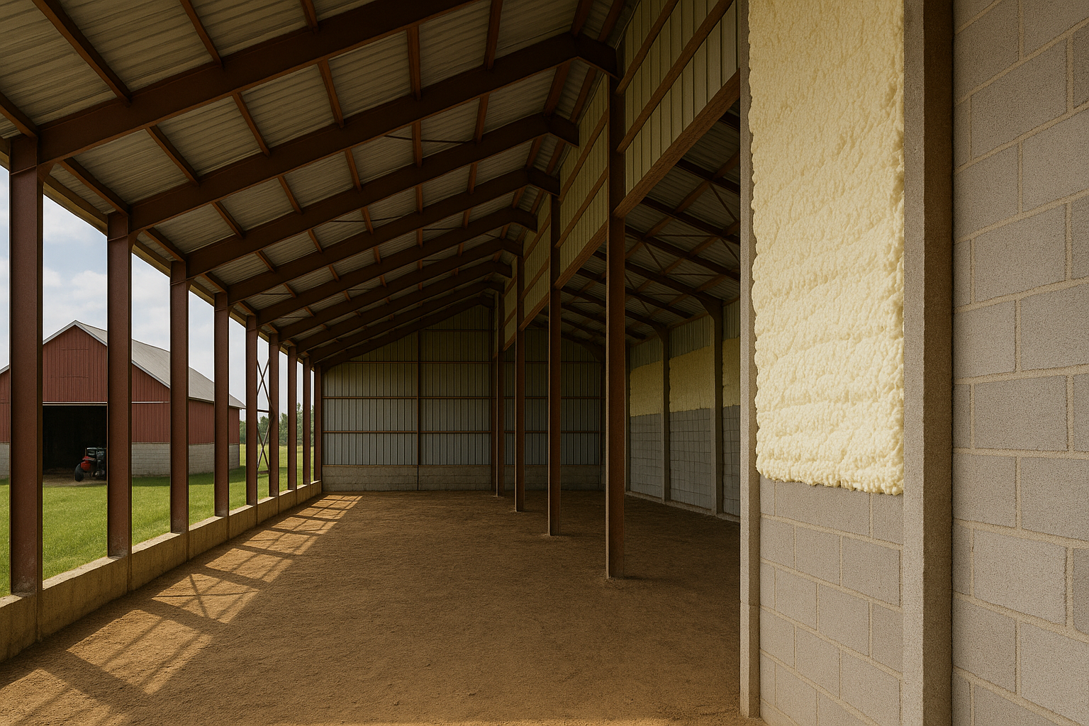 Izolacja budynku rolnego